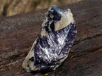 Polished One Side Pair of Butterfly Silver Leaf Lepidolite Pieces x 1 From Zimbabwe