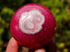 Polished XXX Rare Red Argentinian Rhodochrosite 51mm Ball x 1 From Capillitas Mine, Argentina