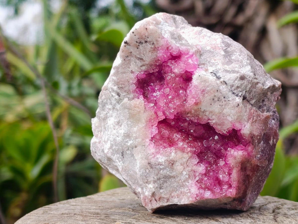 Natural Hot Pink Spherocobaltite Vug Specimen x 1 From Mashamba West Mine, Congo