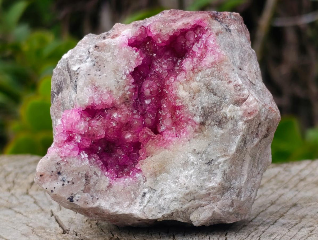 Natural Hot Pink Spherocobaltite Vug Specimen x 1 From Mashamba West Mine, Congo