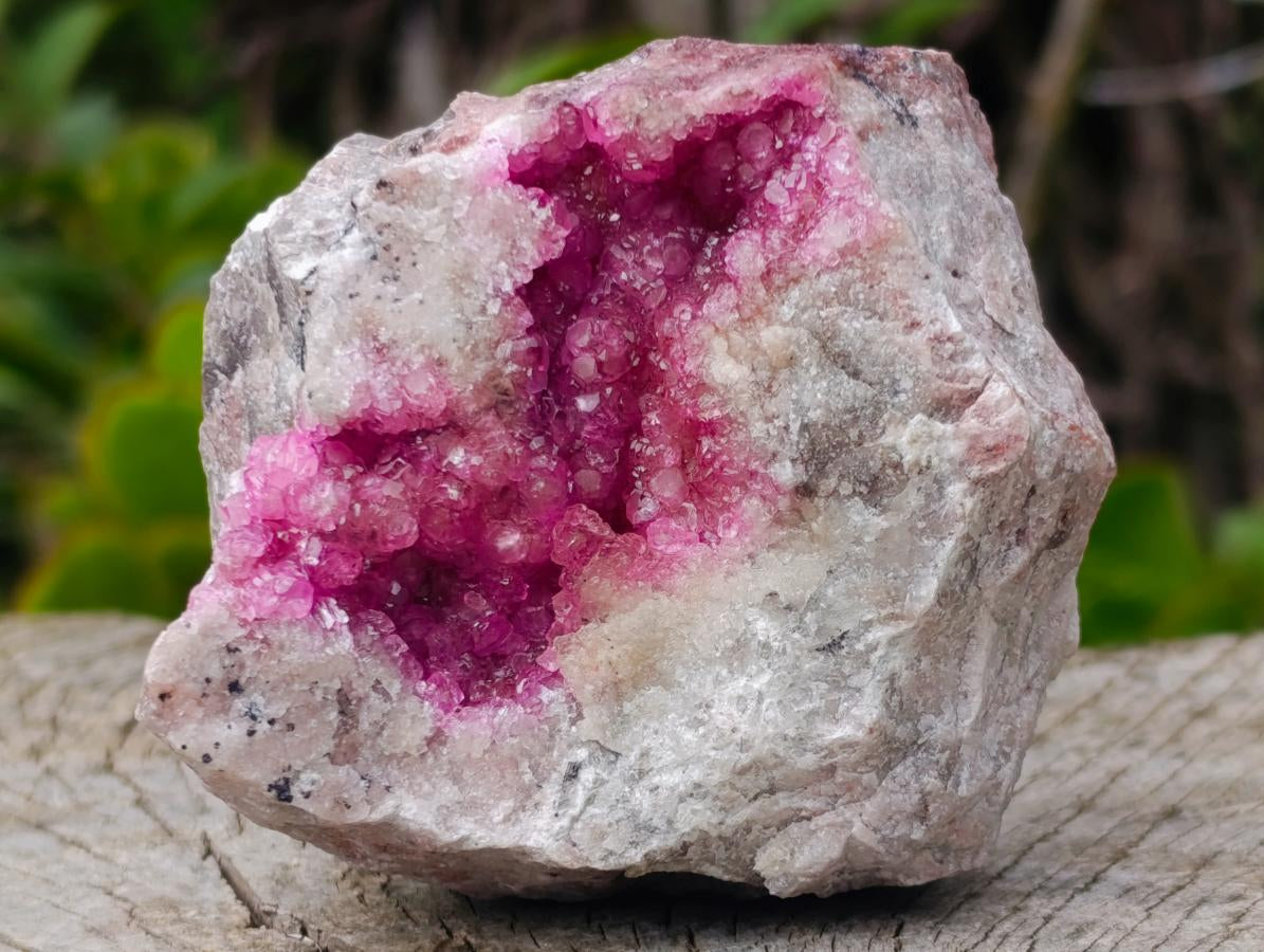 Natural Hot Pink Spherocobaltite Vug Specimen x 1 From Mashamba West Mine, Congo