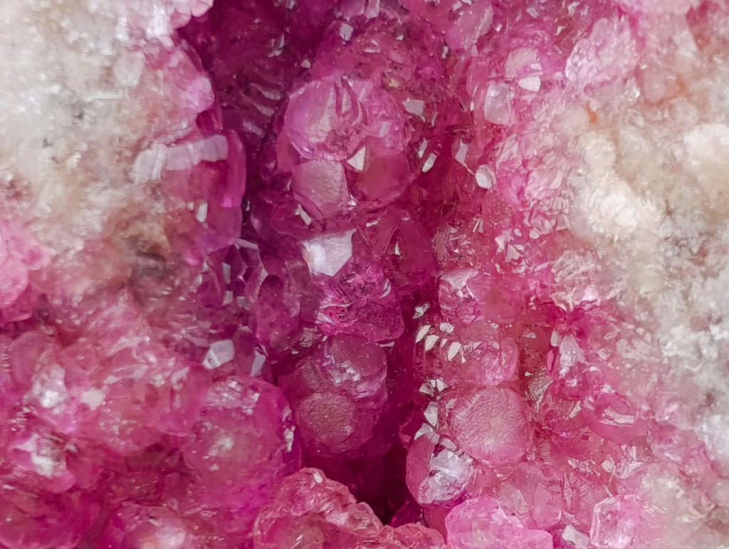 Natural Hot Pink Spherocobaltite Vug Specimen x 1 From Mashamba West Mine, Congo