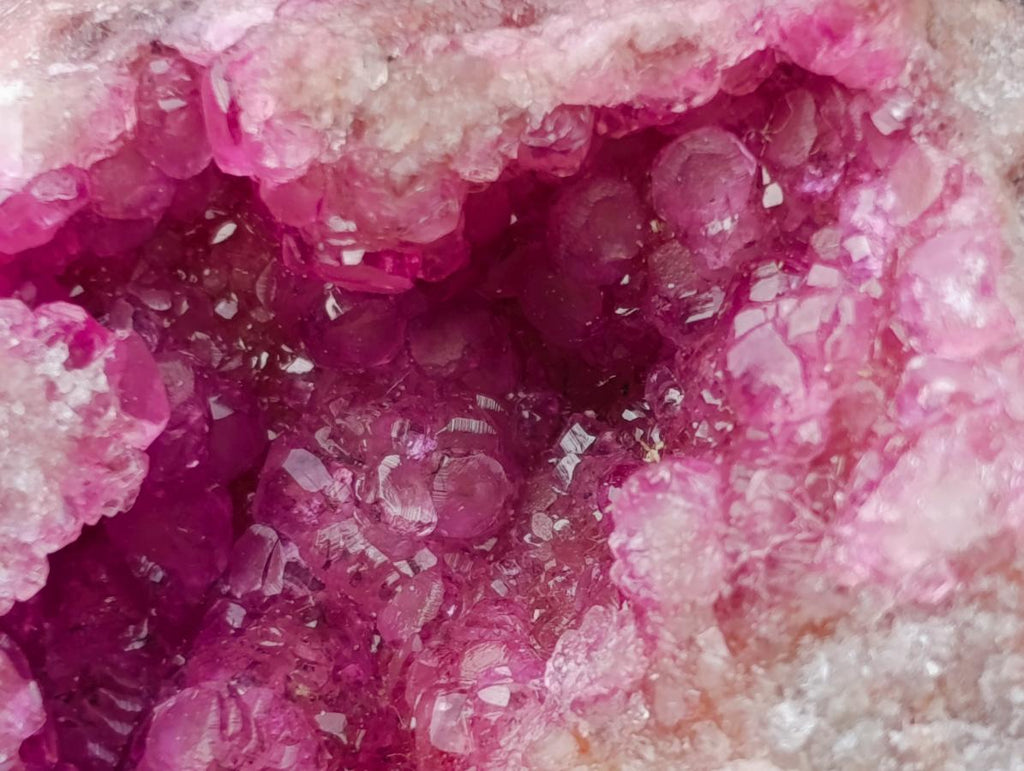 Natural Hot Pink Spherocobaltite Vug Specimen x 1 From Mashamba West Mine, Congo