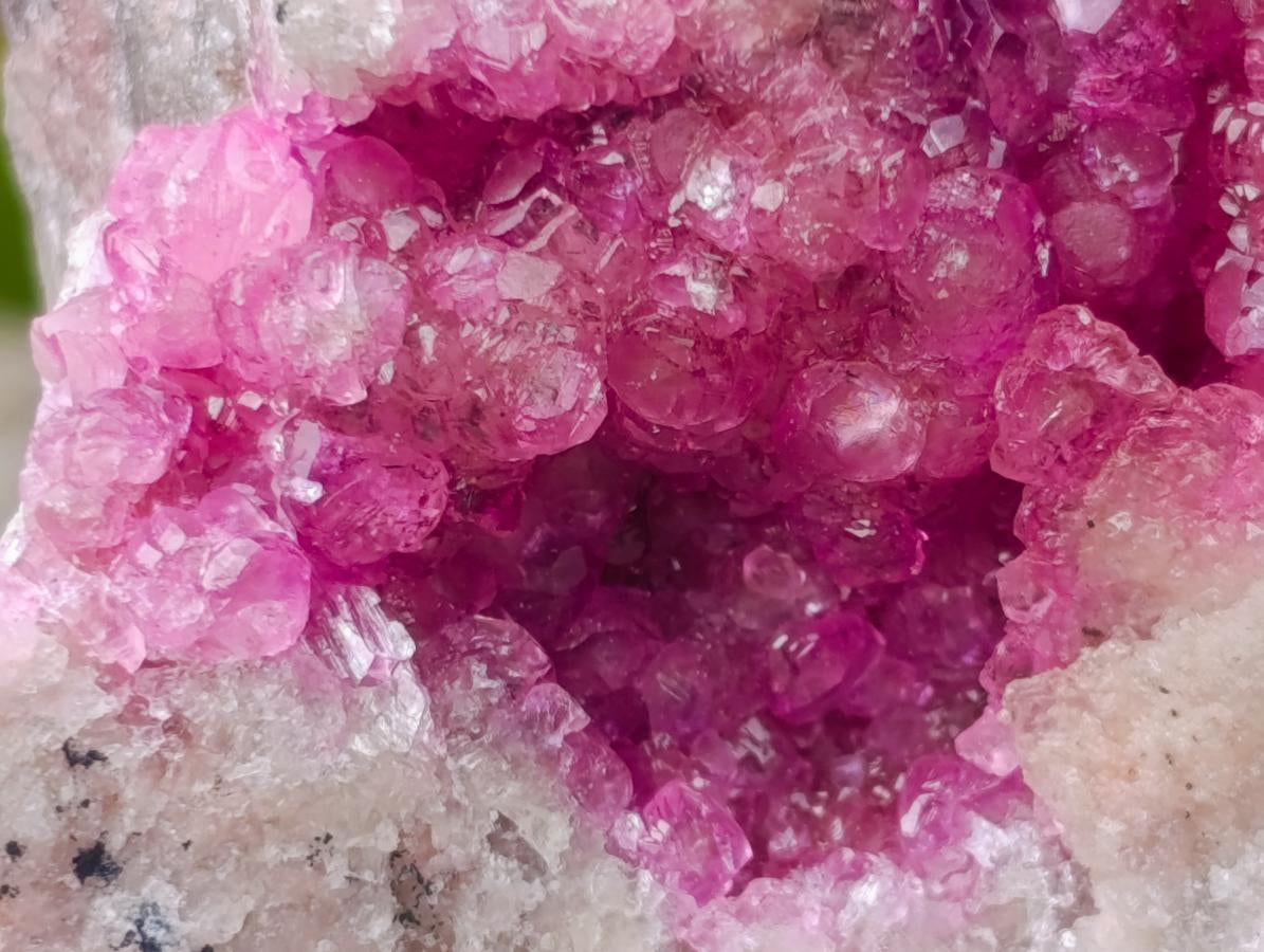 Natural Hot Pink Spherocobaltite Vug Specimen x 1 From Mashamba West Mine, Congo