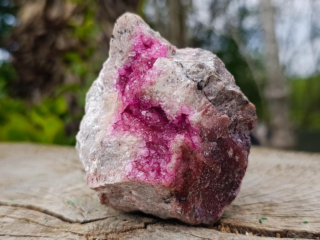 Natural Hot Pink Spherocobaltite Vug Specimen x 1 From Mashamba West Mine, Congo