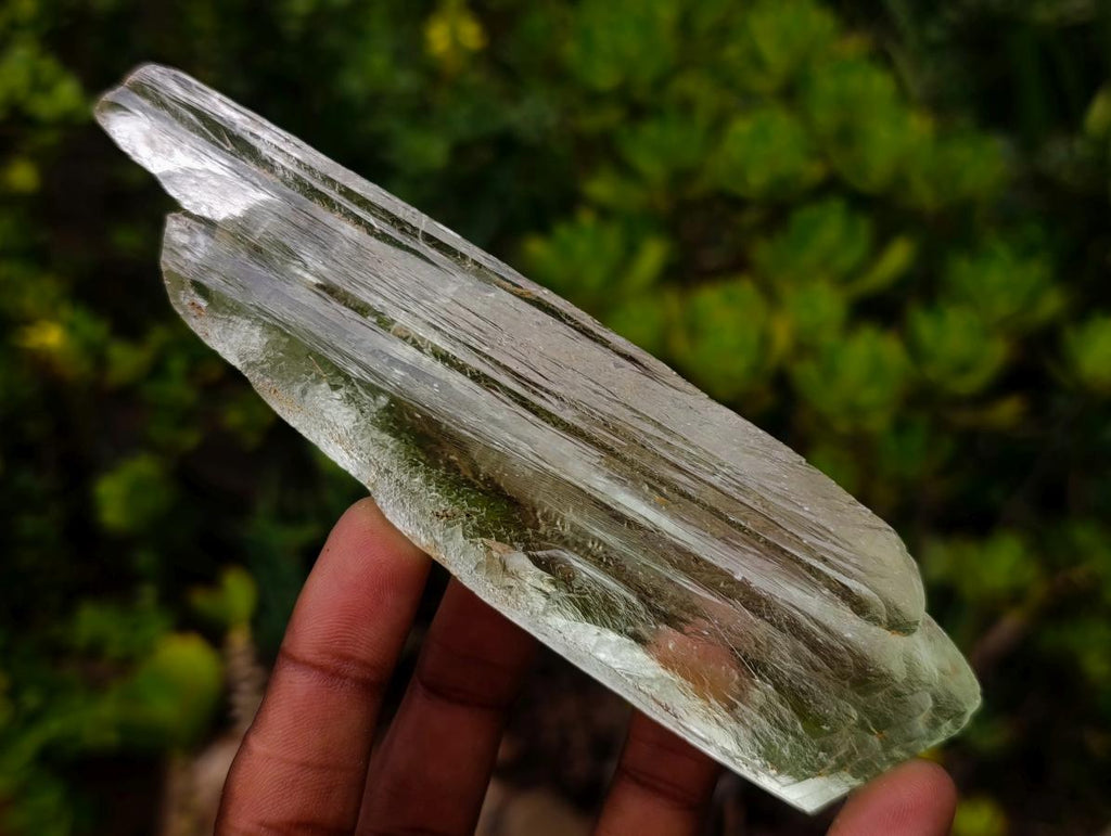 Natural Clear Terminated Triphane Full Crystal Specimen x 1 From Kunar, Afghanistan