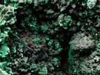 Natural XL Fibrous Silky Malachite Geode Specimen x 1 From Kasompe, Congo