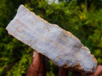 Natural Raw Block of Namibian Blue Lace Agate Cutting Material x 1 From Ysterputz Mine, Namibia