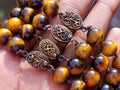 Hand Made Golden Tiger Eye 10 mm Bead Necklace - Sold Per Piece -  From  Prieska, South Africa