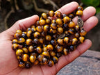 Hand Made Golden Tiger Eye 10 mm Bead Necklace - Sold Per Piece -  From  Prieska, South Africa