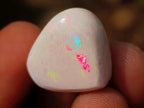 Polished Heart Shaped Precious Ethiopian Opal Faceted Cabochon x 1 From Welo, Ethiopia