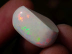 Polished Heart Shaped Precious Ethiopian Opal Faceted Cabochon x 1 From Welo, Ethiopia