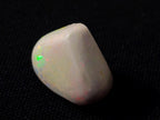 Polished Heart Shaped Precious Ethiopian Opal Faceted Cabochon x 1 From Welo, Ethiopia