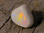 Polished Heart Shaped Precious Ethiopian Opal Faceted Cabochon x 1 From Welo, Ethiopia