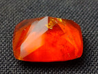 Polished XL Ultra Rare Mandarin Garnet Faceted Stone x 1 From Sperrgebiet, Namibia
