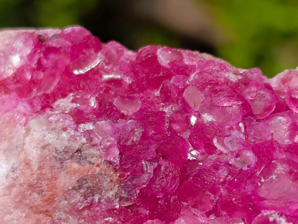 Natural Hot Pink and Frosty Spherocobaltite Specimen x 1 From Mashamba West Mine, Congo