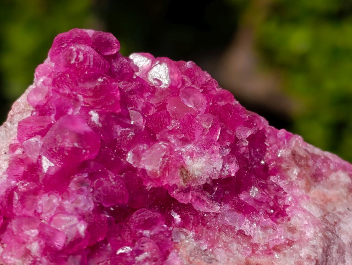 Natural Hot Pink and Frosty Spherocobaltite Specimen x 1 From Mashamba West Mine, Congo