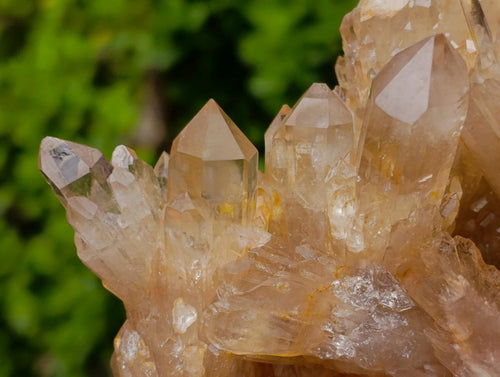 Natural Cascading Luena Citrine Crystal Cluster x 1 From Luena, Congo
