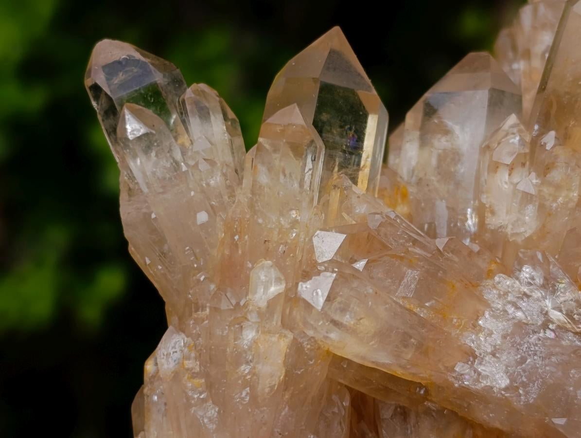 Natural Cascading Luena Citrine Crystal Cluster x 1 From Luena, Congo