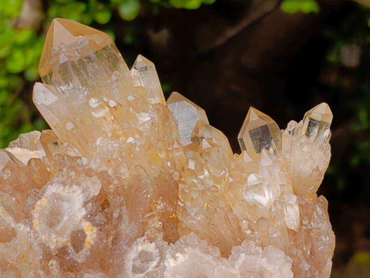 Natural Cascading Luena Citrine Crystal Cluster x 1 From Luena, Congo