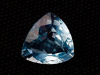 Polished Matching Set of 3 Swiss Blue Topaz Faceted Trillion Cut Stones x 1 From Switzerland