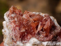 Natural Super Rare Orange Red Inesite Crystalline Specimen x 1 From Wessels Mine, South Africa