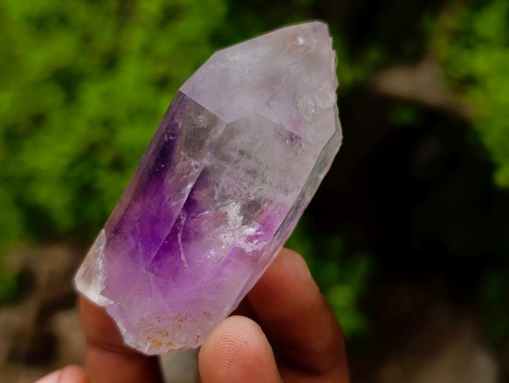 Natural Amethyst Enhydro Brandberg Quartz Crystal x 1 From Brandberg, Namibia