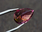 Polished Exquisite Hot Pink Tourmaline Faceted Stone with Teardrop Cut x 1 From Namibia