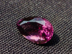 Polished Exquisite Hot Pink Tourmaline Faceted Stone with Teardrop Cut x 1 From Namibia