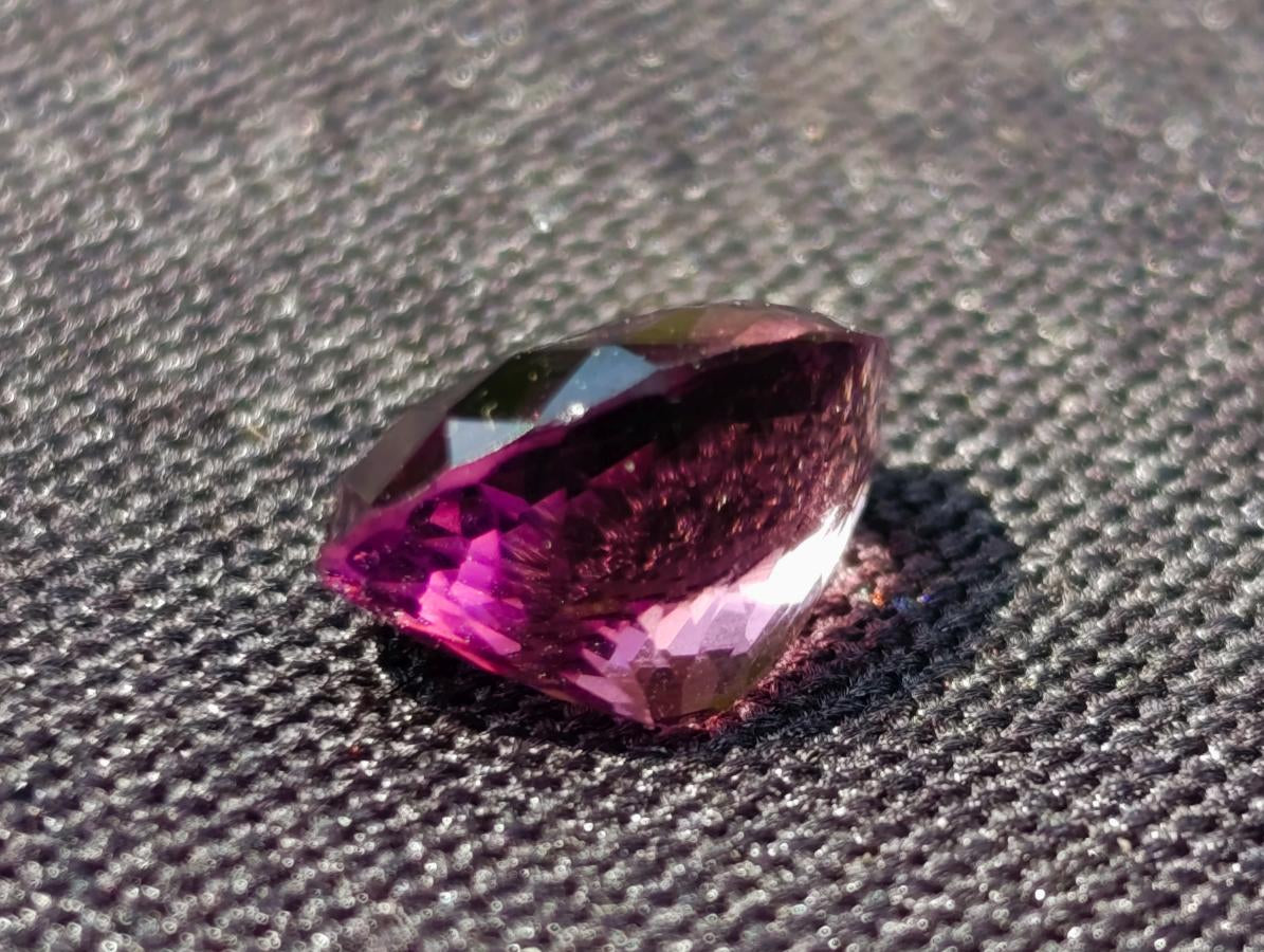 Polished Exquisite Hot Pink Tourmaline Faceted Stone with Teardrop Cut x 1 From Namibia