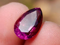 Polished Exquisite Hot Pink Tourmaline Faceted Stone with Teardrop Cut x 1 From Namibia