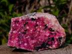 Natural Gemmy Hot Pink Botryoidal Spherocobaltite Classic Cabinet Specimen x 1 From Mashamba West Mine, Congo