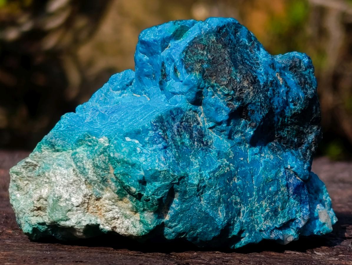 Natural and Polished Pair of Shattuckite and Malachite Specimens x 1 From Kaokoveld, Congo