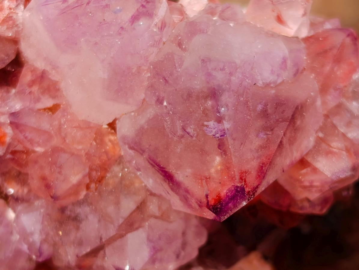 Natural Large Deep Purple Sunburst Spirit Amethyst Crystal Cluster x 1 From Boekenhouthoek, South Africa