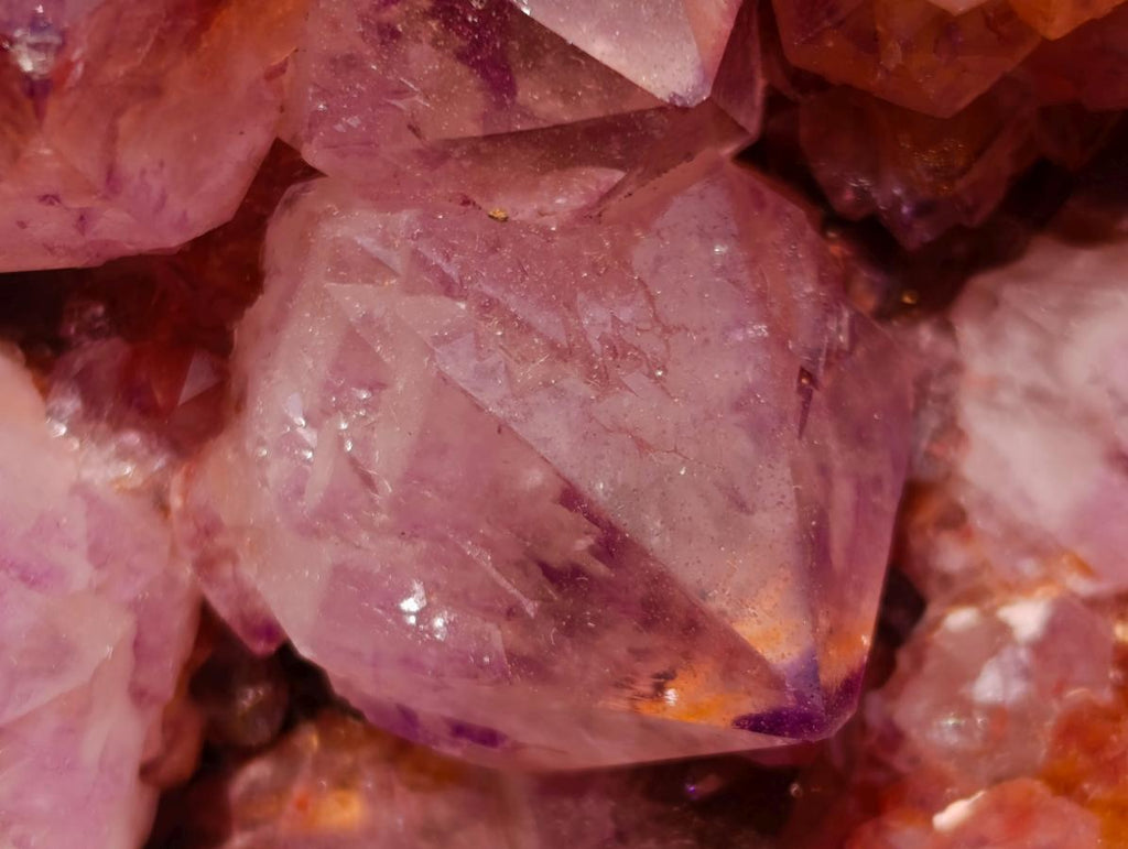 Natural Large Deep Purple Sunburst Spirit Amethyst Crystal Cluster x 1 From Boekenhouthoek, South Africa