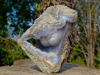 Natural Large Malawi Blue Lace Agate Specimen x 1 From Nsanje, Malawi