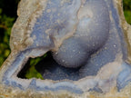 Natural Large Malawi Blue Lace Agate Specimen x 1 From Nsanje, Malawi