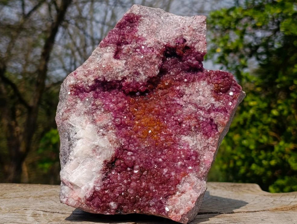 Natural Massive Gemmy Pink Spherocobaltite Specimen x 1 From Mashamba West Mine, Congo