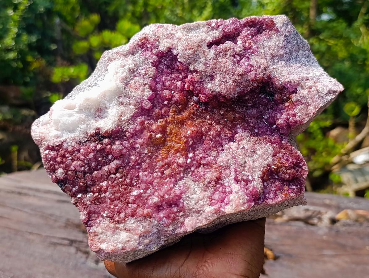 Natural Massive Gemmy Pink Spherocobaltite Specimen x 1 From Mashamba West Mine, Congo