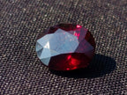 Polished Set of 3 Superb Raspberry Red Rhodolite Garnet Faceted Stones x 1 From Tiriri District, Tanzania