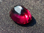 Polished Set of 3 Superb Raspberry Red Rhodolite Garnet Faceted Stones x 1 From Tiriri District, Tanzania