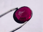 Polished Set of 3 Superb Raspberry Red Rhodolite Garnet Faceted Stones x 1 From Tiriri District, Tanzania