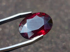 Polished Set of 3 Superb Raspberry Red Rhodolite Garnet Faceted Stones x 1 From Tiriri District, Tanzania