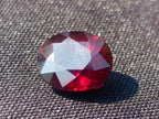 Polished Set of 3 Superb Raspberry Red Rhodolite Garnet Faceted Stones x 1 From Tiriri District, Tanzania