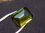 Polished 5 Carat Verdelite Tourmaline Octagonal Step Cut Faceted Gemstone x 1 From Mozambique