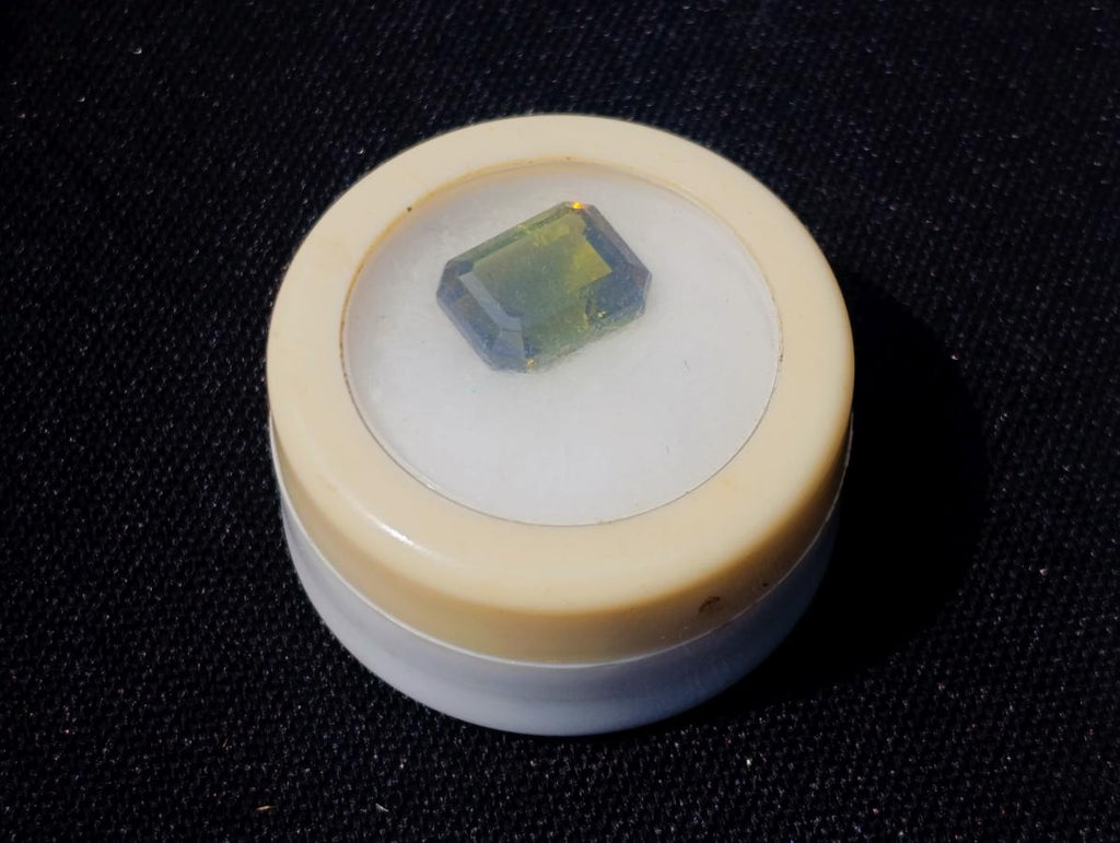 Polished 5 Carat Verdelite Tourmaline Octagonal Step Cut Faceted Gemstone x 1 From Mozambique