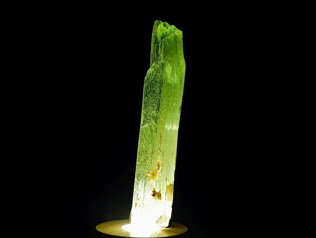 Natural 18.6 cm Yellow Triphane Yellow Spodumene Full Tabular Crystal x 1 From Kunar, Afghanistan