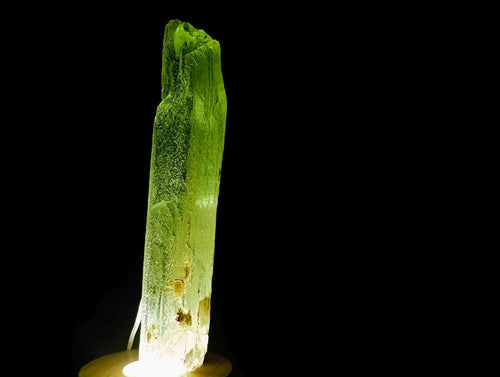 Natural 18.6 cm Yellow Triphane Yellow Spodumene Full Tabular Crystal x 1 From Kunar, Afghanistan