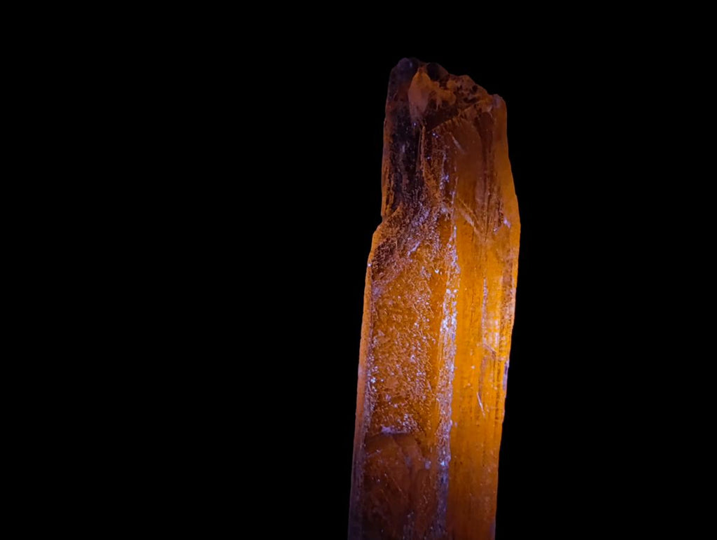 Natural 18.6 cm Yellow Triphane Yellow Spodumene Full Tabular Crystal x 1 From Kunar, Afghanistan