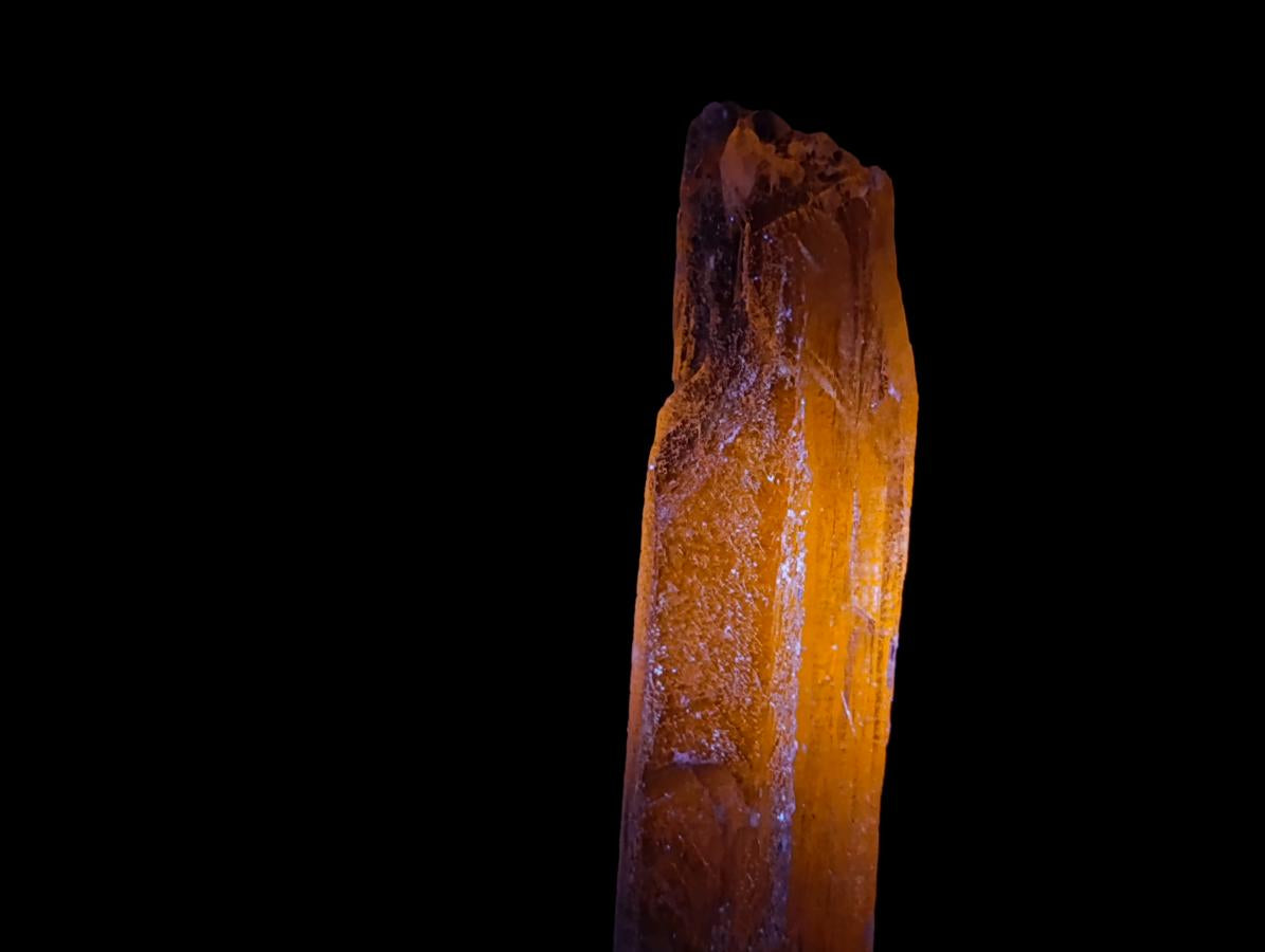 Natural 18.6 cm Yellow Triphane Yellow Spodumene Full Tabular Crystal x 1 From Kunar, Afghanistan